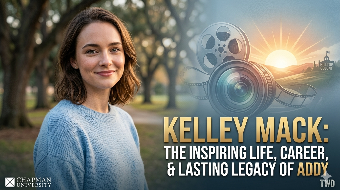 Kelley Mack biography featured image: The Walking Dead actress who played Addy.