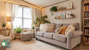 “DIY Eco-Friendly Home Hacks for Budget Living feature image showing sustainable home ideas, natural cleaning products, indoor plants, upcycled furniture, and energy-saving tips.”