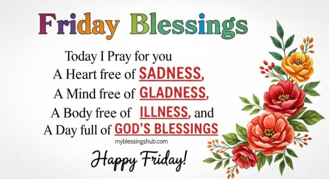 Friday blessings quotes with peaceful morning inspiration and gratitude message