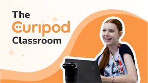 Teacher using Curipod to create interactive AI-powered lesson plans with polls, quizzes, and student engagement tools in 2026