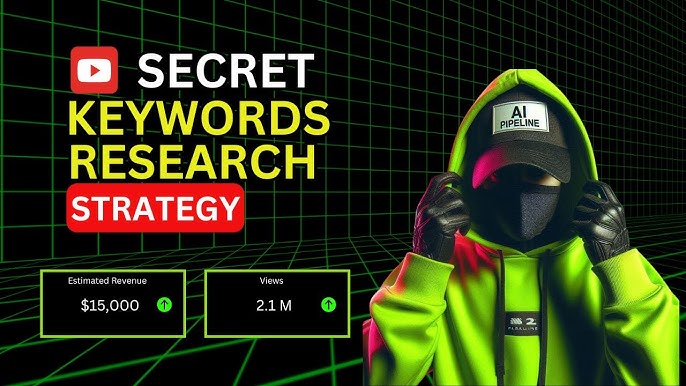 Keyword research for YouTube automation using AI tools and SEO strategies to rank videos and grow passive income channels