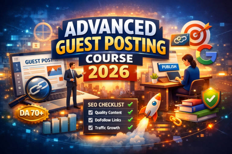 Advanced Guest Posting Course 2026: Complete Step-by-Step SEO Link Building Training