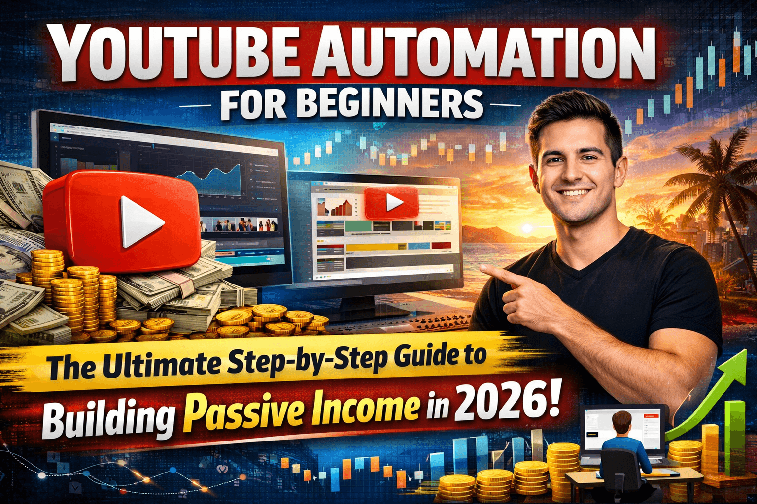 YouTube automation for beginners step by step guide to build passive income online in 2026