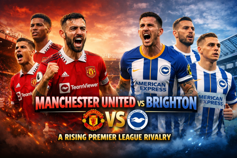Manchester United vs Brighton Premier League rivalry 2026 intense match feature image