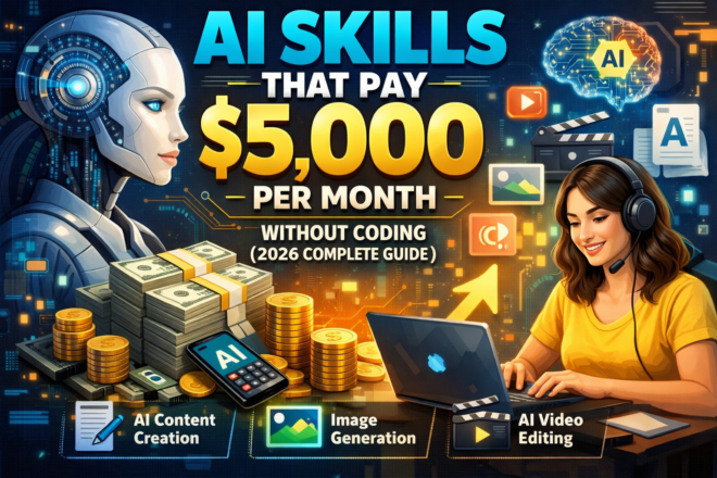 AI Skills That Pay $5,000 Per Month Without Coding – 2026 Complete Guide | Learn High-Paying AI Content, Image & Video Creation Skills