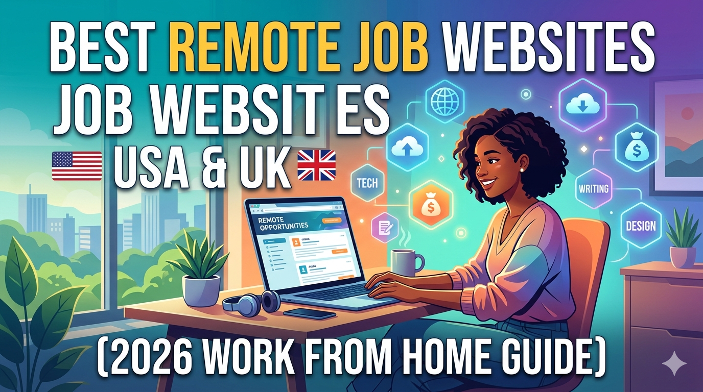 Best remote job websites in USA and UK 2026