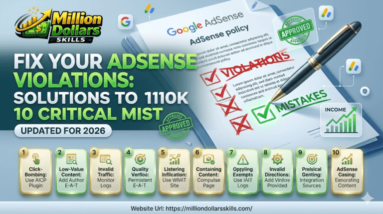 Fix AdSense Violations