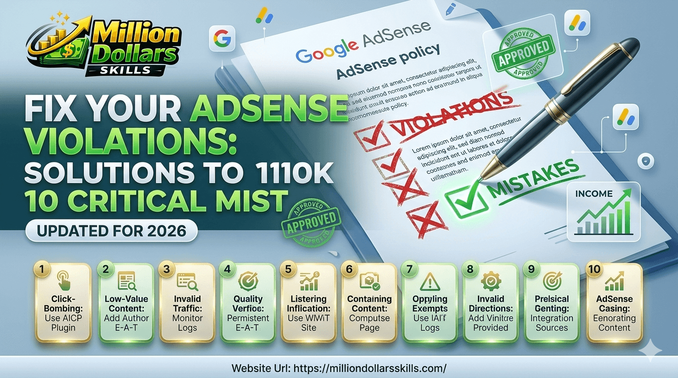Fix AdSense Violations