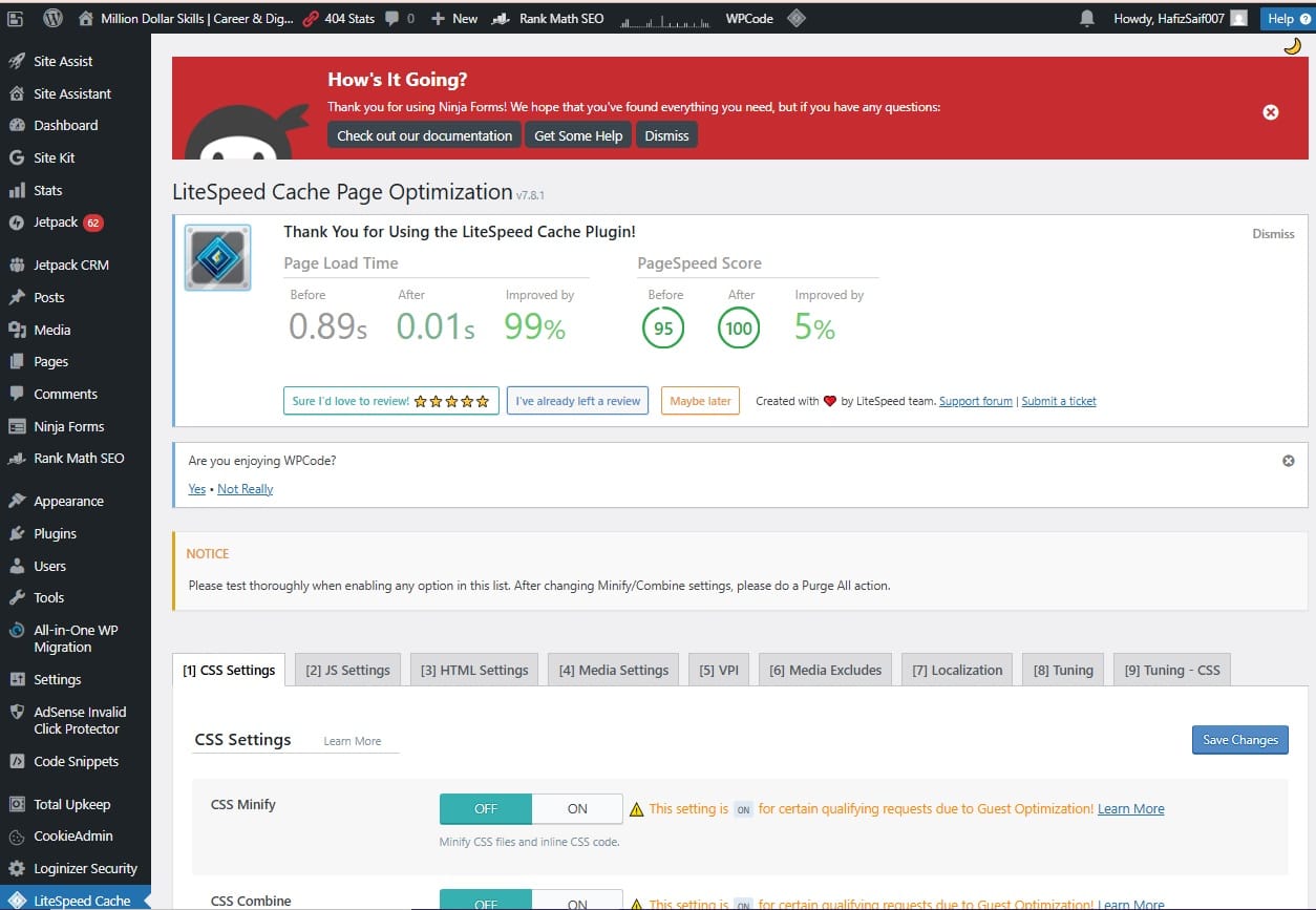 Page Speed Optimization