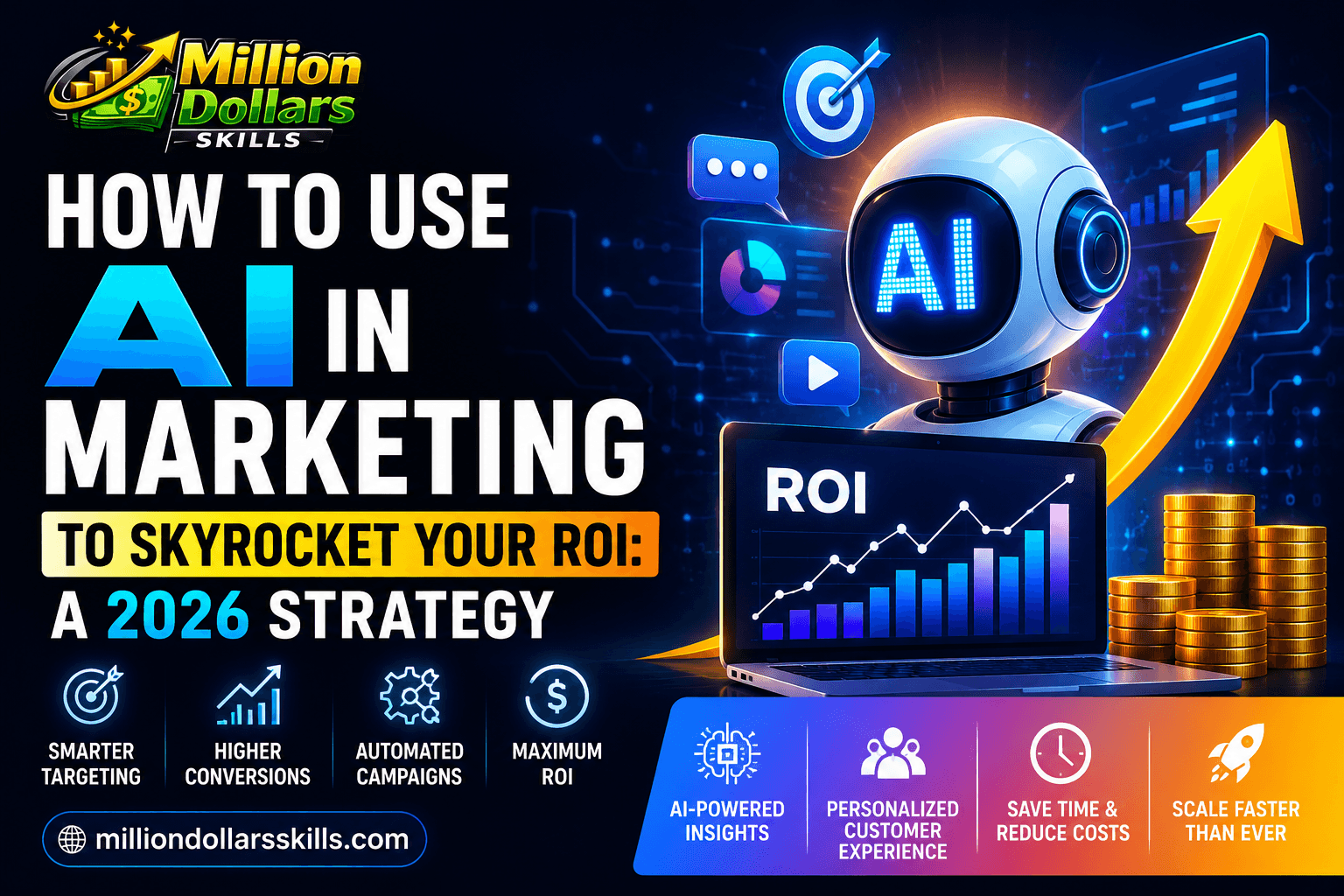 How to use AI in marketing to skyrocket ROI in 2026 with AI automation, digital marketing analytics, and business growth strategies