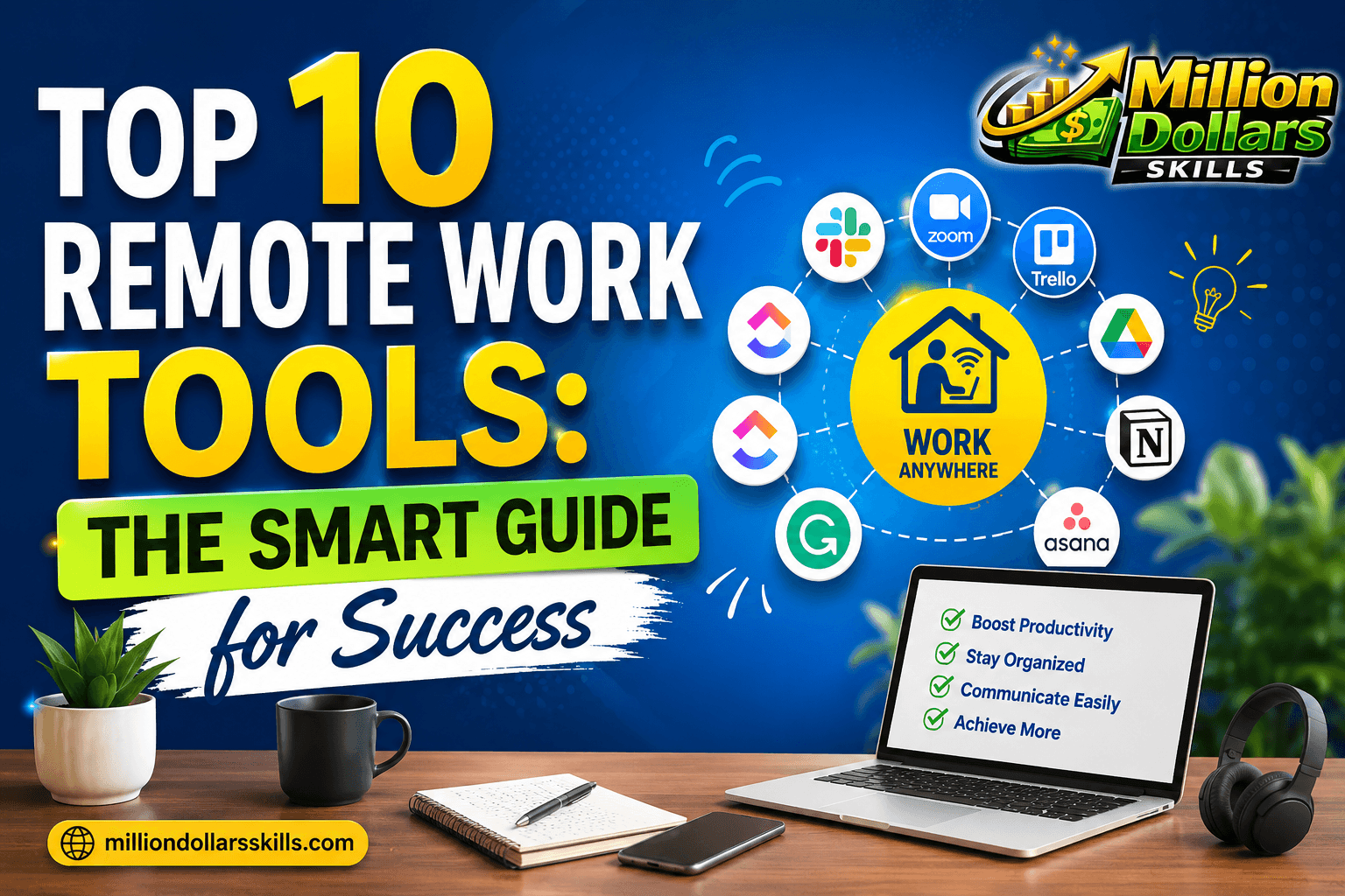 Top 10 remote work tools for productivity, collaboration, communication, and success in 2026